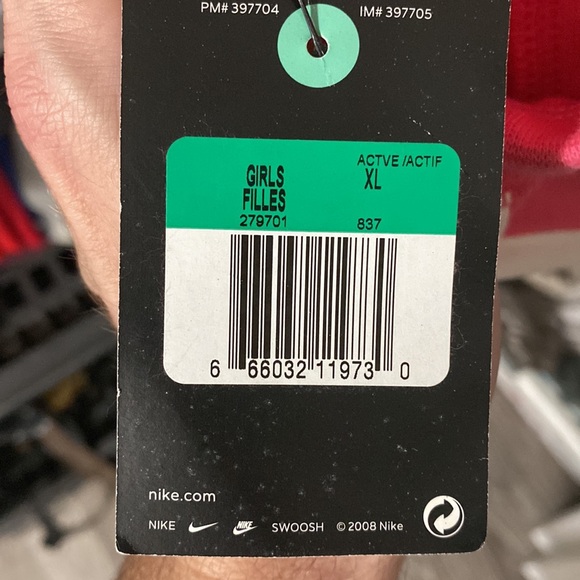 (Bundle 2/$25) NWT Sweatpants Nike XL (Junior) - Picture 6 of 6